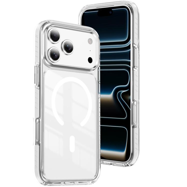 Crystal Shield Clear Magnetic Acrylic Hybrid TPU Phone Case, For iPhone 18 Pro, For iPhone 18 Pro Max, For iPhone 17 Pro Max, For iPhone 17 Pro, For iPhone 17