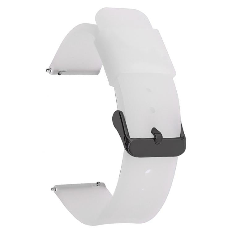 xDfind Stainless Steel Black Pin Buckle Solid Color Silicone Waterproof Watch Band, 10mm, 12mm, 14mm, 15mm