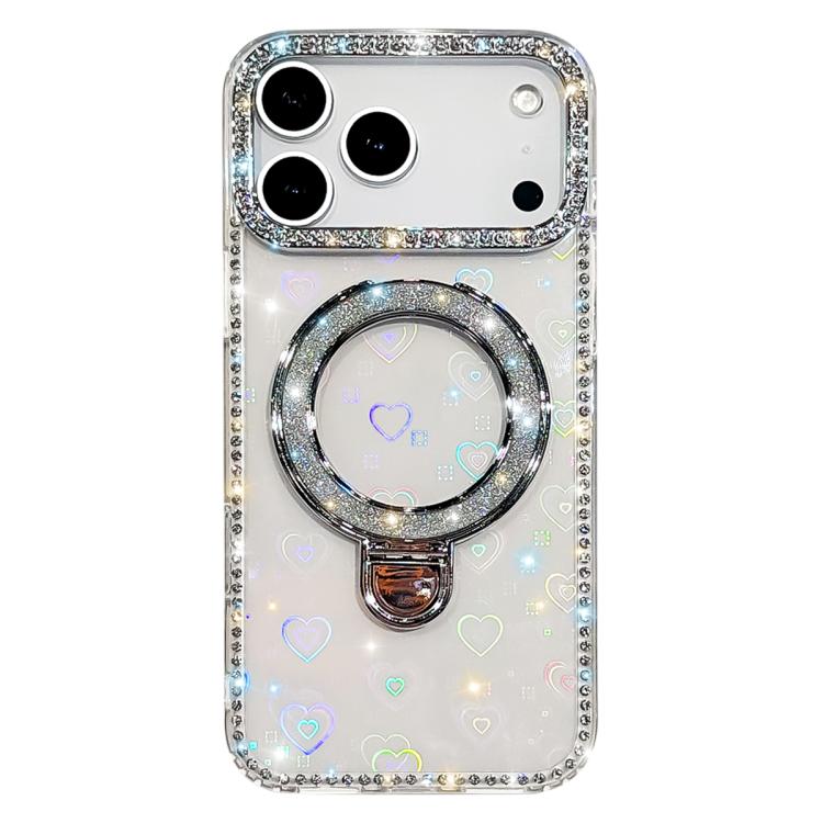 Rhinestone Glitter Kickstand Dual-side IMD Phone Case, For iPhone 17 Pro Max, For iPhone 17 Pro, For iPhone 17, For iPhone Air, For iPhone 16 Pro Max, For iPhone 16 Pro, For iPhone 16 Plus, For iPhone 16