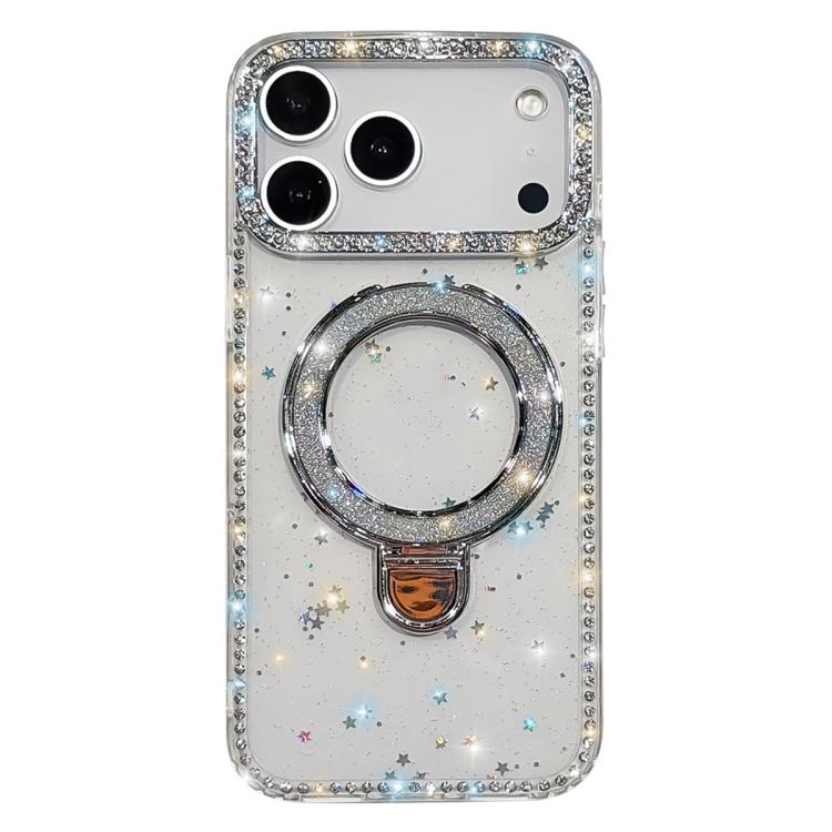 Rhinestone Glitter Kickstand Dual-side IMD Phone Case, For iPhone 17 Pro Max, For iPhone 17 Pro, For iPhone 17, For iPhone Air, For iPhone 16 Pro Max, For iPhone 16 Pro, For iPhone 16 Plus, For iPhone 16