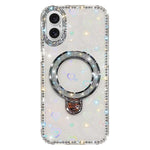Rhinestone Glitter Kickstand Dual-side IMD Phone Case, For iPhone 17 Pro Max, For iPhone 17 Pro, For iPhone 17, For iPhone Air, For iPhone 16 Pro Max, For iPhone 16 Pro, For iPhone 16 Plus, For iPhone 16