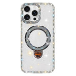 Rhinestone Glitter Kickstand Dual-side IMD Phone Case, For iPhone 17 Pro Max, For iPhone 17 Pro, For iPhone 17, For iPhone Air, For iPhone 16 Pro Max, For iPhone 16 Pro, For iPhone 16 Plus, For iPhone 16