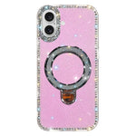 Rhinestone Glitter Kickstand Dual-side IMD Phone Case, For iPhone 17 Pro Max, For iPhone 17 Pro, For iPhone 17, For iPhone Air, For iPhone 16 Pro Max, For iPhone 16 Pro, For iPhone 16 Plus, For iPhone 16