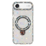 Rhinestone Glitter Kickstand Dual-side IMD Phone Case, For iPhone 17 Pro Max, For iPhone 17 Pro, For iPhone 17, For iPhone Air, For iPhone 16 Pro Max, For iPhone 16 Pro, For iPhone 16 Plus, For iPhone 16