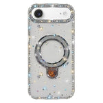 Rhinestone Glitter Kickstand Dual-side IMD Phone Case, For iPhone 17 Pro Max, For iPhone 17 Pro, For iPhone 17, For iPhone Air, For iPhone 16 Pro Max, For iPhone 16 Pro, For iPhone 16 Plus, For iPhone 16