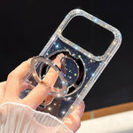 Rhinestone Glitter Kickstand Dual-side IMD Phone Case, For iPhone 17 Pro Max, For iPhone 17 Pro, For iPhone 17, For iPhone Air, For iPhone 16 Pro Max, For iPhone 16 Pro, For iPhone 16 Plus, For iPhone 16