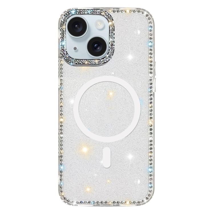 Rhinestone Dual-side IMD PC Hybrid TPU Magnetic Phone Case, For iPhone 15 Pro Max, For iPhone 15 Pro, For iPhone 15, For iPhone 14, For iPhone 14 Pro, For iPhone 14 Pro Max, For iPhone 13 Pro Max, For iPhone 13 Pro