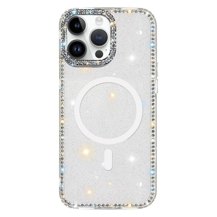 Rhinestone Dual-side IMD PC Hybrid TPU Magnetic Phone Case, For iPhone 15 Pro Max, For iPhone 15 Pro, For iPhone 15, For iPhone 14, For iPhone 14 Pro, For iPhone 14 Pro Max, For iPhone 13 Pro Max, For iPhone 13 Pro