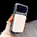 Rhinestone Dual-side IMD PC Hybrid TPU Magnetic Phone Case, For iPhone 15 Pro Max, For iPhone 15 Pro, For iPhone 15, For iPhone 14, For iPhone 14 Pro, For iPhone 14 Pro Max, For iPhone 13 Pro Max, For iPhone 13 Pro