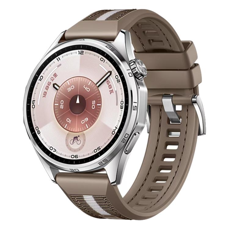 xDfind Braid Nylon Hybrid Silicone Watch Band, For Huawei Watch GT 6 / 5 / 4 / 3 46mm