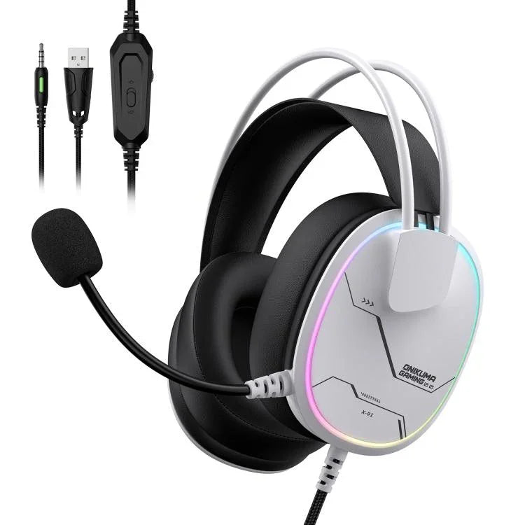 ONIKUMA X91 Over-ear Wired Earphone with Microphone