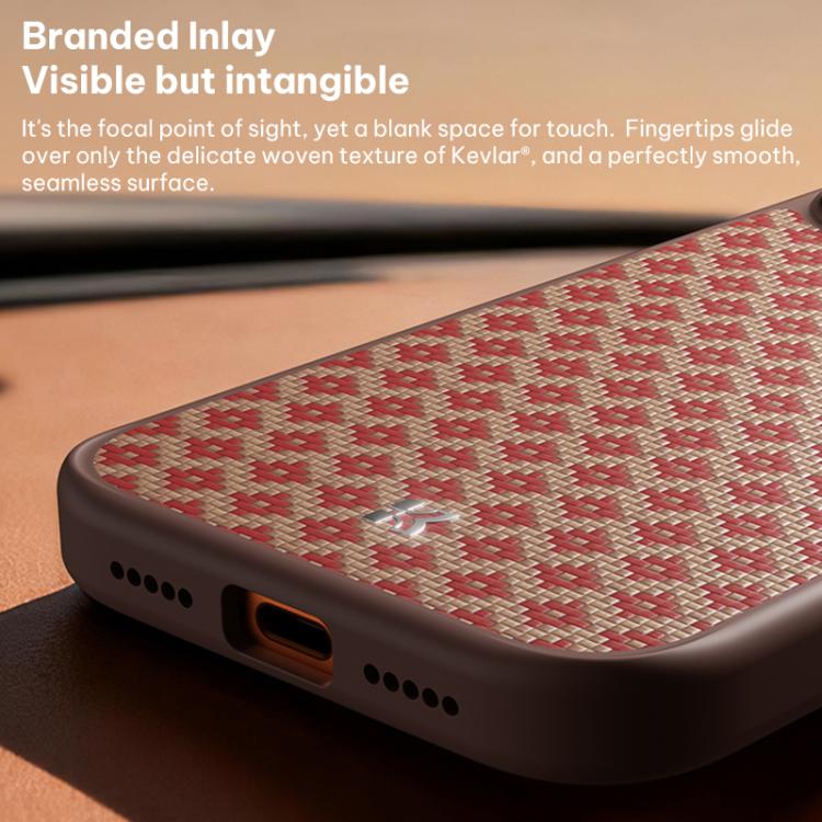 Benks Y3 Kevlar Diamond Pattern Shockproof Magnetic Phone Case, For iPhone 18 Pro / 17 Pro, For iPhone 18 Pro Max / 17 Pro Max