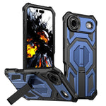 Hidden Metal Holder Magnetic Shockproof Phone Case, For iPhone 17 Pro Max, For iPhone 17 Pro, For iPhone 17, For iPhone Air, For iPhone 16 Pro Max, For iPhone 16 Pro, For iPhone 16 Plus, For iPhone 16