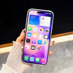 Flash Rhinestone Double-sided IMD Love Heart Phone Case, For iPhone 16 Pro Max, For iPhone 16 Pro, For iPhone 16 Plus, For iPhone 16, For iPhone 15 Pro Max