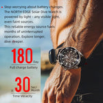 NORTH EDGE TRITON-TI Titanium Alloy Solar-powered Professional Outdoor Dive Watch