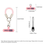 XDcase Anti-Lost Phone Wrist Lanyard with Metal Buckle & Gasket, Length: 10.6cm