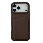 Lambskin Texture Mirror Holder Shockproof Phone Case, For iPhone 17 Pro Max, For iPhone 17 Pro