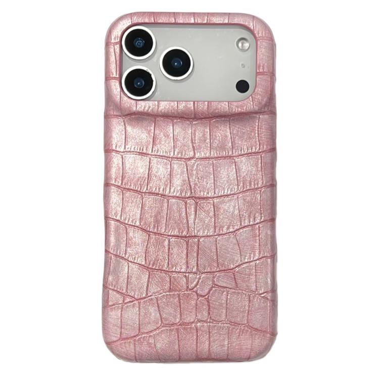 Vintage Crocodile Texture Shockproof Vegan Leather Phone Case, For iPhone 17 Pro Max, For iPhone 17 Pro