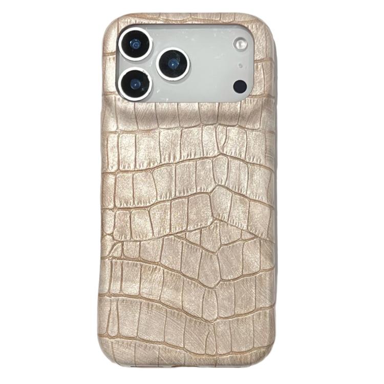 Vintage Crocodile Texture Shockproof Vegan Leather Phone Case, For iPhone 18 Pro / 17 Pro, For iPhone 18 Pro Max / 17 Pro Max