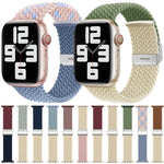 xDfind Buckle-fastening Stitching Braided Nylon Watch Band, For Apple Watch 42 / 44 / 45 / 46 / 49mm, For Apple Watch 38 / 40 / 41 / S10 42mm