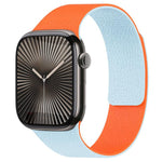 xDfind Color-blocking Litchi Texture Magnetic Silicone Watch Band, For Apple Watch 42 / 44 / 45 / 46 / 49mm, For Apple Watch 38 / 40 / 41 / S11 42mm