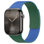 xDfind Color-blocking Litchi Texture Magnetic Silicone Watch Band, For Apple Watch 42 / 44 / 45 / 46 / 49mm, For Apple Watch 38 / 40 / 41 / S11 42mm