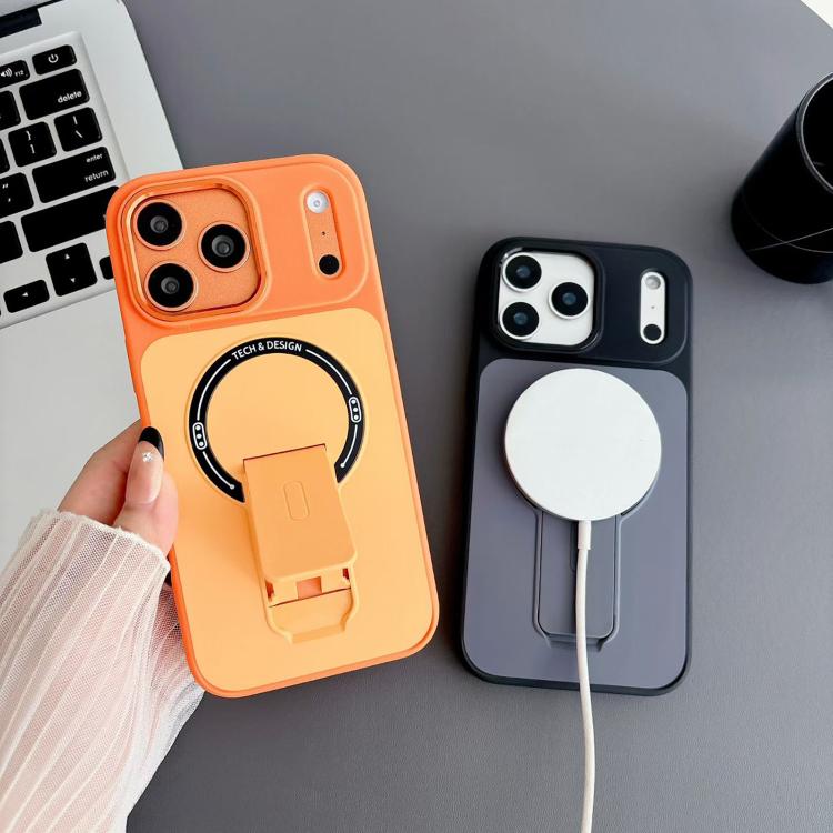 Skin-Feel TPU Hybrid PC Magnetic Phone Case with Kickstand, For iPhone 15, For iPhone 14, For iPhone 14 Pro, For iPhone 14 Pro Max, For iPhone 13 Pro Max, For iPhone 13 Pro, For iPhone 13