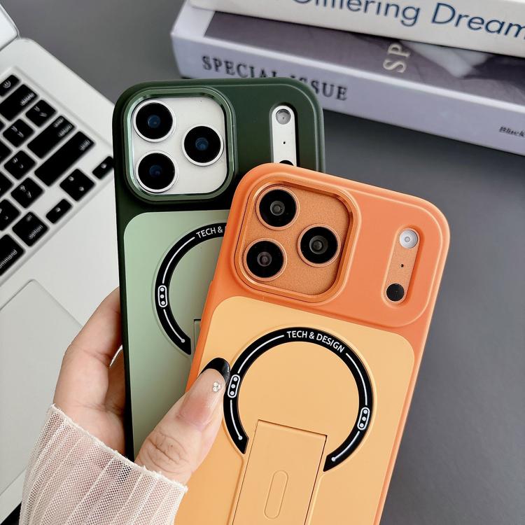 Skin-Feel TPU Hybrid PC Magnetic Phone Case with Kickstand, For iPhone 15, For iPhone 14, For iPhone 14 Pro, For iPhone 14 Pro Max, For iPhone 13 Pro Max, For iPhone 13 Pro, For iPhone 13