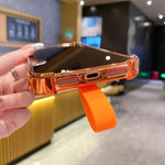 Crystal Shield Ring Holde TPU + Acrylic Magnetic Phone Case, For iPhone 17 Pro Max, For iPhone 17 Pro, For iPhone 17, For iPhone Air, For iPhone 16 Pro Max, For iPhone 16 Pro