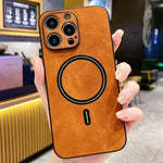 Lambskin Faux Leather Magnetic Phone Case, For iPhone 14 Pro Max, For iPhone 13 Pro Max, For iPhone 13 Pro, For iPhone 13, For iPhone 12, For iPhone 12 Pro Max, For iPhone 12 Pro, For iPhone 11 Pro Max