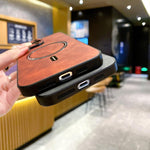 Lambskin Faux Leather Magnetic Phone Case, For iPhone 14 Pro Max, For iPhone 13 Pro Max, For iPhone 13 Pro, For iPhone 13, For iPhone 12, For iPhone 12 Pro Max, For iPhone 12 Pro, For iPhone 11 Pro Max