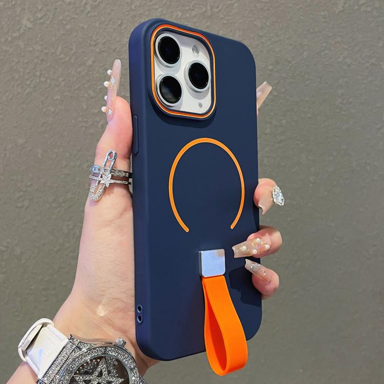 Skin-feel Magnetic TPU Phone Case with Silicone Strap, For iPhone 13, For iPhone 12 / 12 Pro, For iPhone 12 Pro Max, For iPhone 11 Pro Max, For iPhone 11, For iPhone 11 Pro