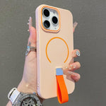 Skin-feel Magnetic TPU Phone Case with Silicone Strap, For iPhone 13, For iPhone 12 / 12 Pro, For iPhone 12 Pro Max, For iPhone 11 Pro Max, For iPhone 11, For iPhone 11 Pro