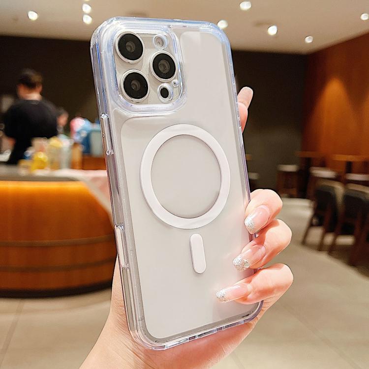 Frosted PC Hybrid TPU Magnetic Phone Case with AI Sensing Key, For iPhone 17 Pro Max, For iPhone 17 Pro, For iPhone 17, For iPhone Air, For iPhone 16 Pro Max, For iPhone 16 Pro, For iPhone 16