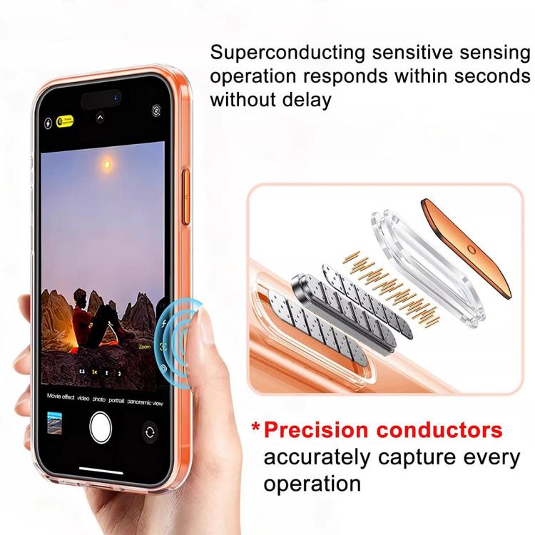 Frosted PC Hybrid TPU Magnetic Phone Case with AI Sensing Key, For iPhone 17 Pro Max, For iPhone 17 Pro, For iPhone 17, For iPhone Air, For iPhone 16 Pro Max, For iPhone 16 Pro, For iPhone 16