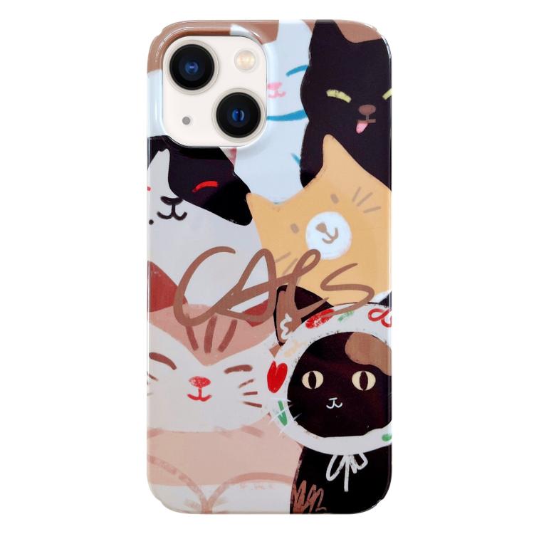 Painted Pattern PC Phone Case, For iPhone 16 Plus