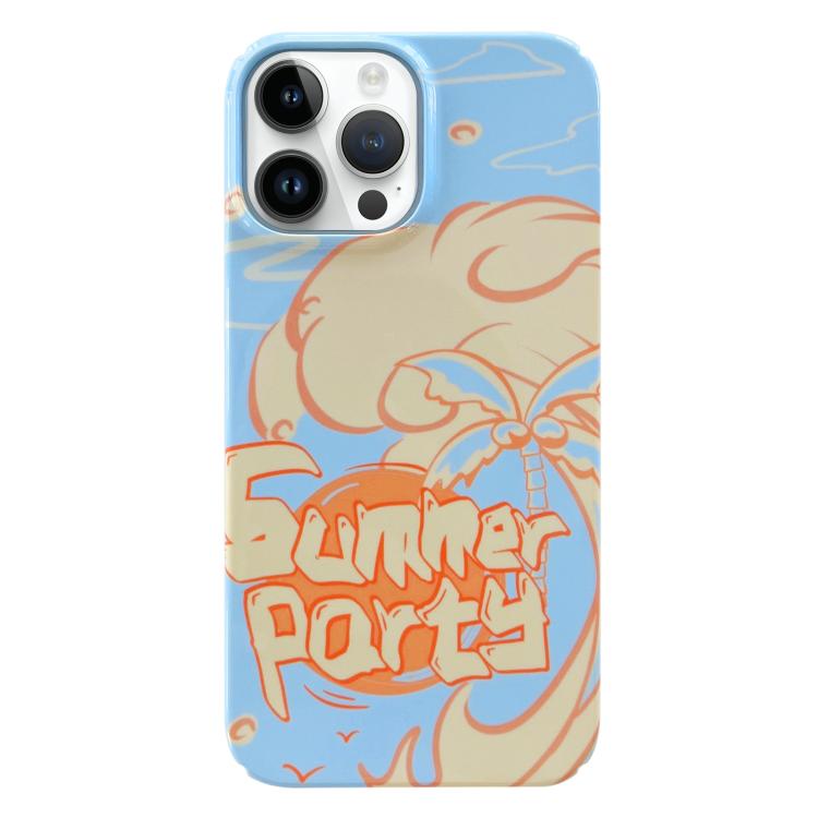 Painted Pattern PC Phone Case, For iPhone 16 Pro
