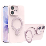 Liquid Silicone MagSafe Holder Phone Case, For iPhone 17 Pro Max, For iPhone 17 Pro, For iPhone 17, For iPhone Air