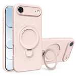 Liquid Silicone MagSafe Holder Phone Case, For iPhone 17 Pro Max, For iPhone 17 Pro, For iPhone 17, For iPhone Air