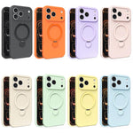Liquid Silicone MagSafe Holder Phone Case, For iPhone 17 Pro Max, For iPhone 17 Pro, For iPhone 17, For iPhone Air