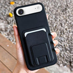 Square Folding Card Bag Holder Phone Case, For iPhone 17 Pro Max, For iPhone 17 Pro, For iPhone 17, For iPhone Air, For iPhone 16 Pro Max, For iPhone 16 Pro