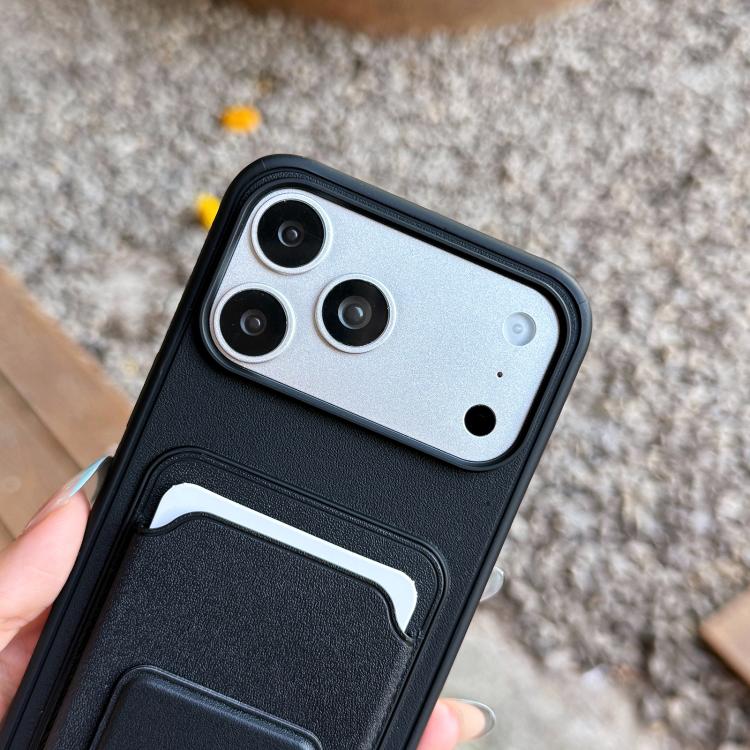 Square Folding Card Bag Holder Phone Case, For iPhone 17 Pro Max, For iPhone 17 Pro, For iPhone 17, For iPhone Air, For iPhone 16 Pro Max, For iPhone 16 Pro
