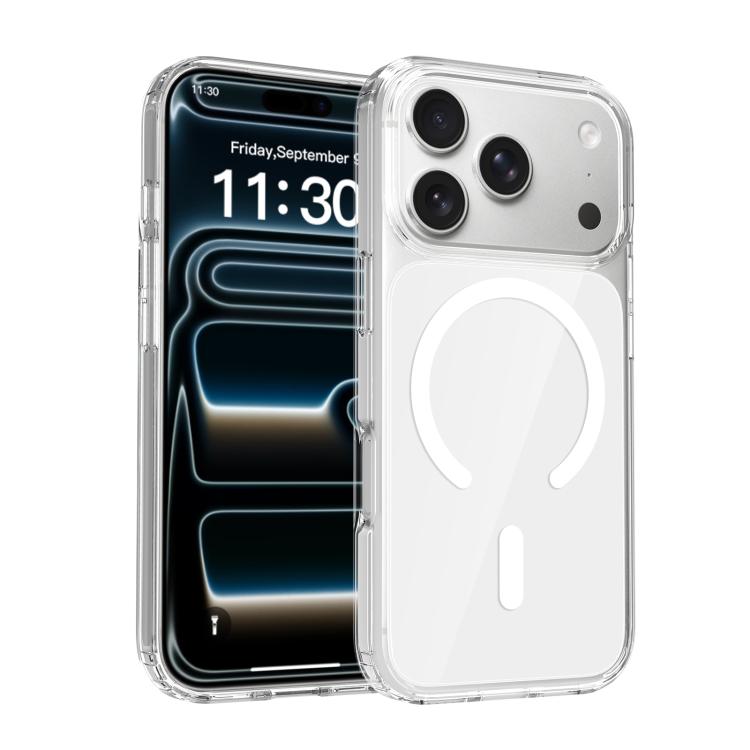 Colorful Hard PC Hybrid Soft TPU Magnetic Phone Case, For iPhone 17 Pro Max, For iPhone 17 Pro, For iPhone 17