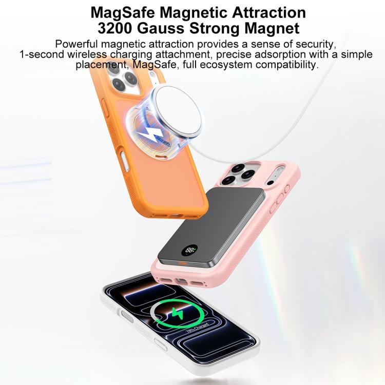 Skin-friendly Anti-Stain Rotating Holder Magnetic Armor Phone Case, For iPhone 17 Pro Max, For iPhone 17 Pro