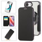 Ultra-thin Magnetic Plating Vegan Leather Phone Case, For iPhone 17 Pro Max, For iPhone 17 Pro, For iPhone 17, For iPhone Air, For iPhone 16e, For iPhone 16 Pro Max