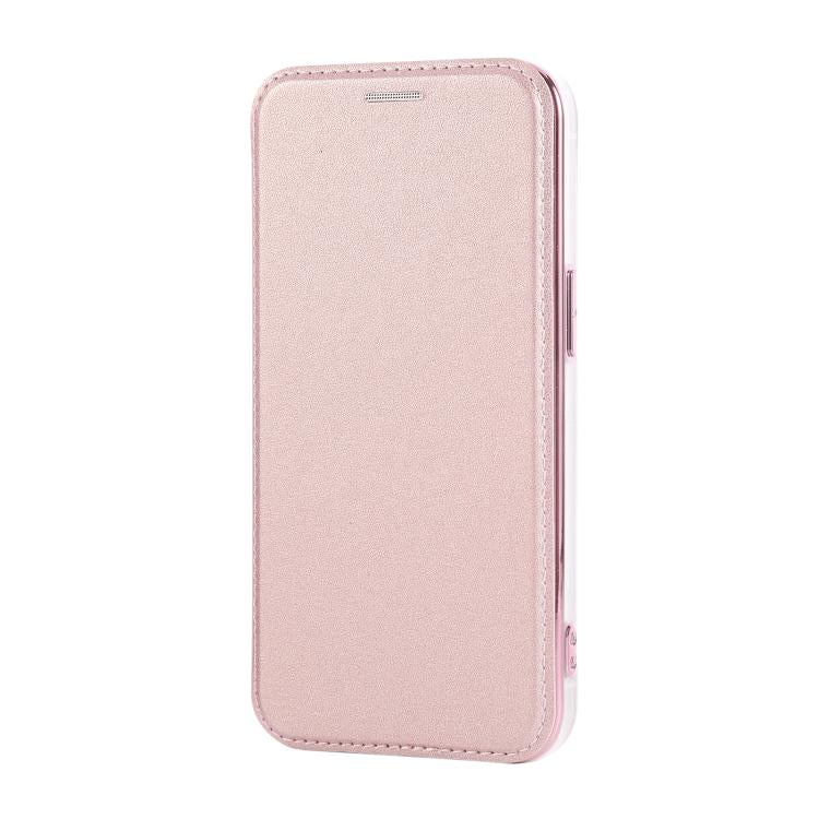 Ultra-thin Magnetic Plating Vegan Leather Phone Case, For iPhone 15, For iPhone 14 / 13, For iPhone 14 Pro, For iPhone 14 Pro Max, For iPhone 13 Pro Max, For iPhone 13 Pro