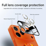 Glaze PC Camera Window Gyro Kickstand Magnetic Phone Case, For iPhone 17 Pro Max, For iPhone 17 Pro, For iPhone 17, For iPhone Air, For iPhone 16 Pro Max, For iPhone 16 Pro