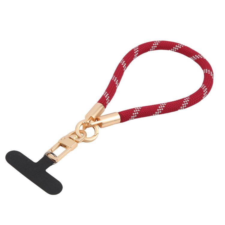 Gold-Tone Buckle Short Phone Lanyard Wrist Strap