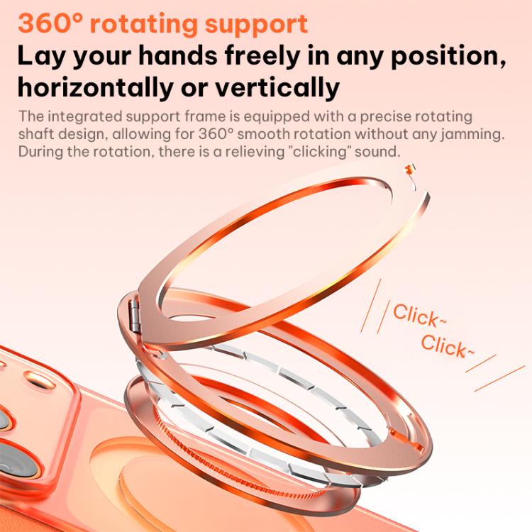 Vegan Leather Magnetic Phone Case with 360 Degrees Rotating Stand, For iPhone 17 Pro Max, For iPhone 17 Pro, For iPhone 17