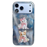 Rounded Edge IMD Pattern TPU Phone Case, For iPhone 18 Pro / 17 Pro, For iPhone 18 Pro Max / 17 Pro Max, For iPhone 17
